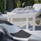 Flash Furniture White 2 Tier Adirondack Style Patio Side Table LE-HMP-1035-1517H-WT-GG - alternate 7